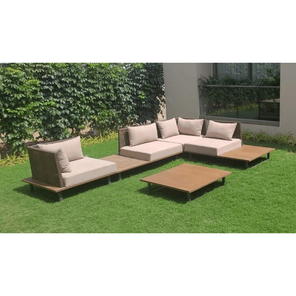 Luxe Sofa Set – UV-Protected Cushions