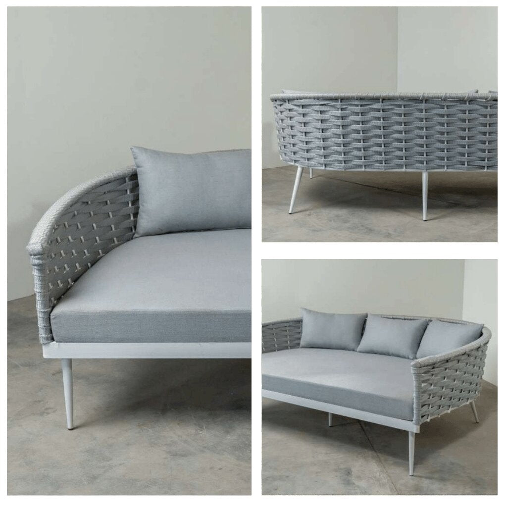 Luxe Sofa Set – Weather-Resistant Wicker