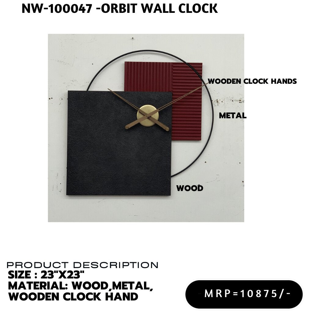 Calm and Collected Wall Clock