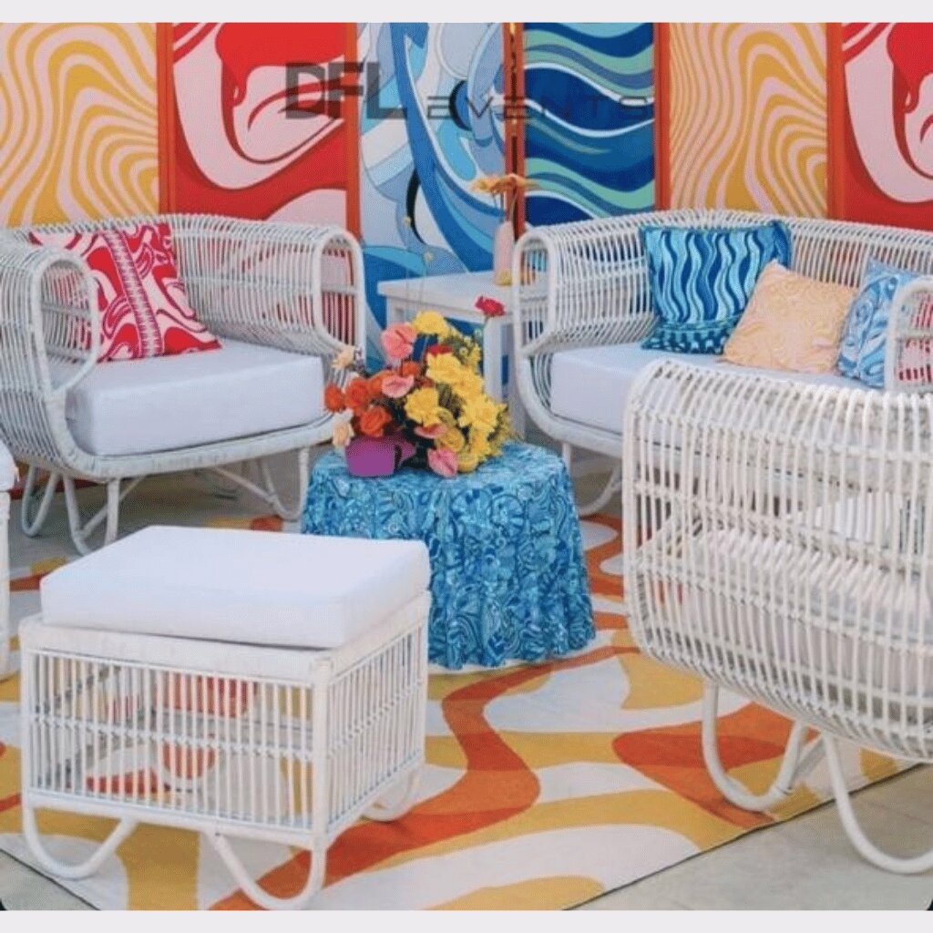 Outdoor Sofa Set – Waterproof Rattan