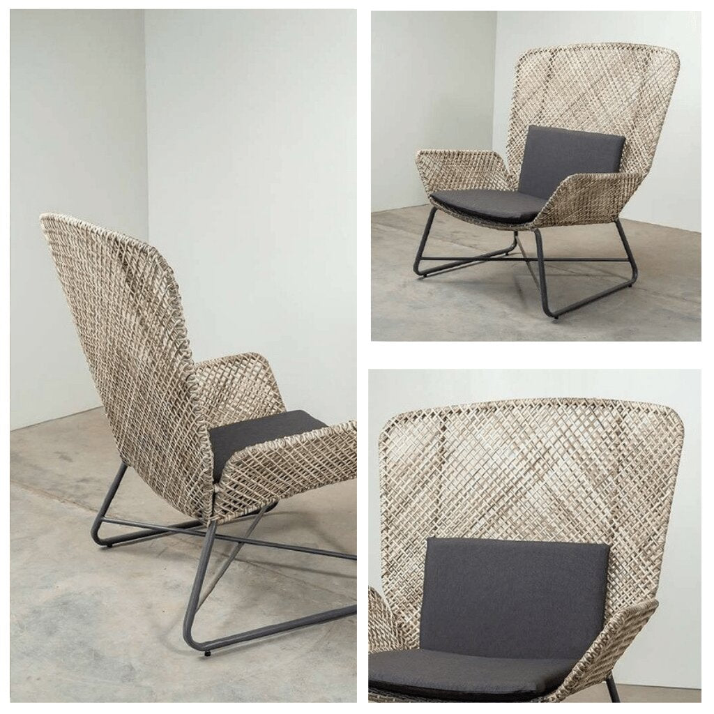 Patio Chair – Modern Wicker, Flexible Comfort