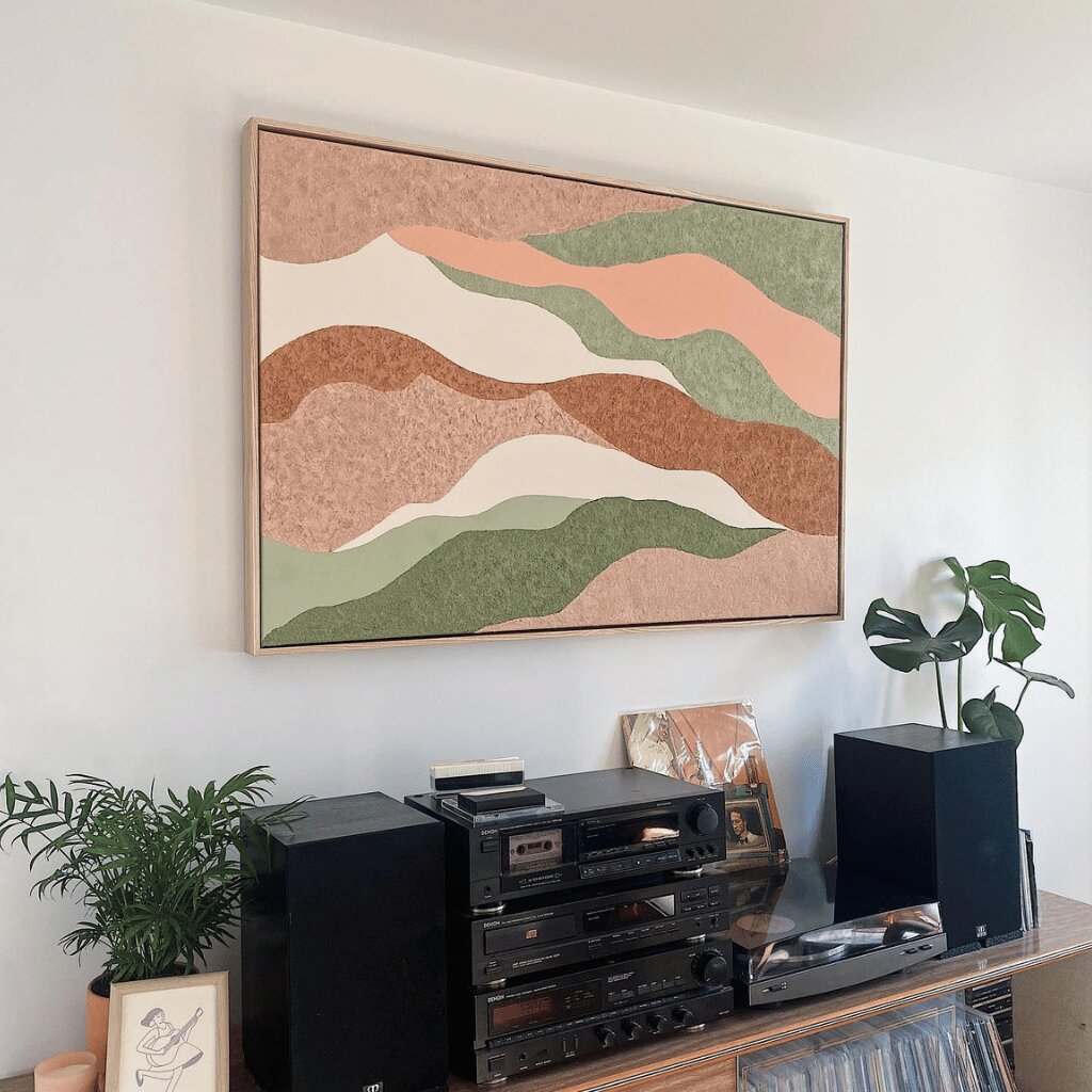 Plaster Texture Wall Painting for Interior Decor, Beige White