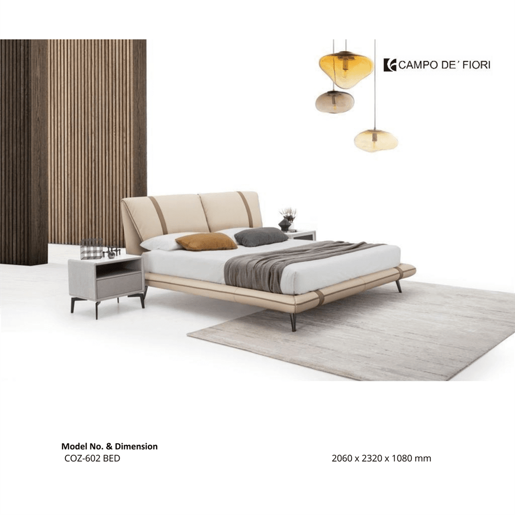 Premium Designer Bed Set for Sophisticated Interiors- without Mattress