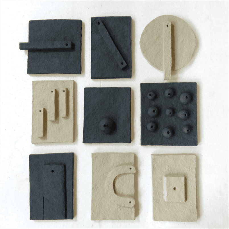 Royal Legacy Terracotta Wall Mural- set of 9