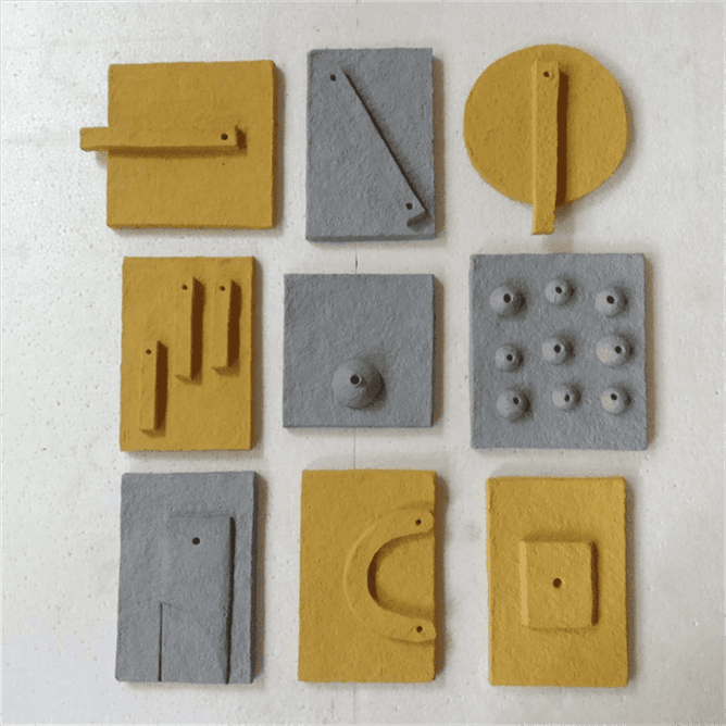 Spiritual Blessings Terracotta Wall Mural- set of 9