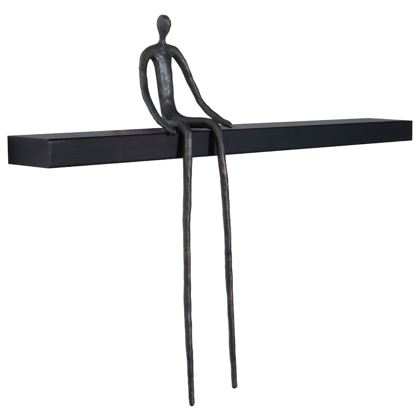 Seated Thin Men Table Shelf Decor - 1 piece