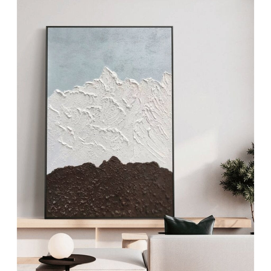 Textured 3D Abstract Wall Art for Luxe Living Room