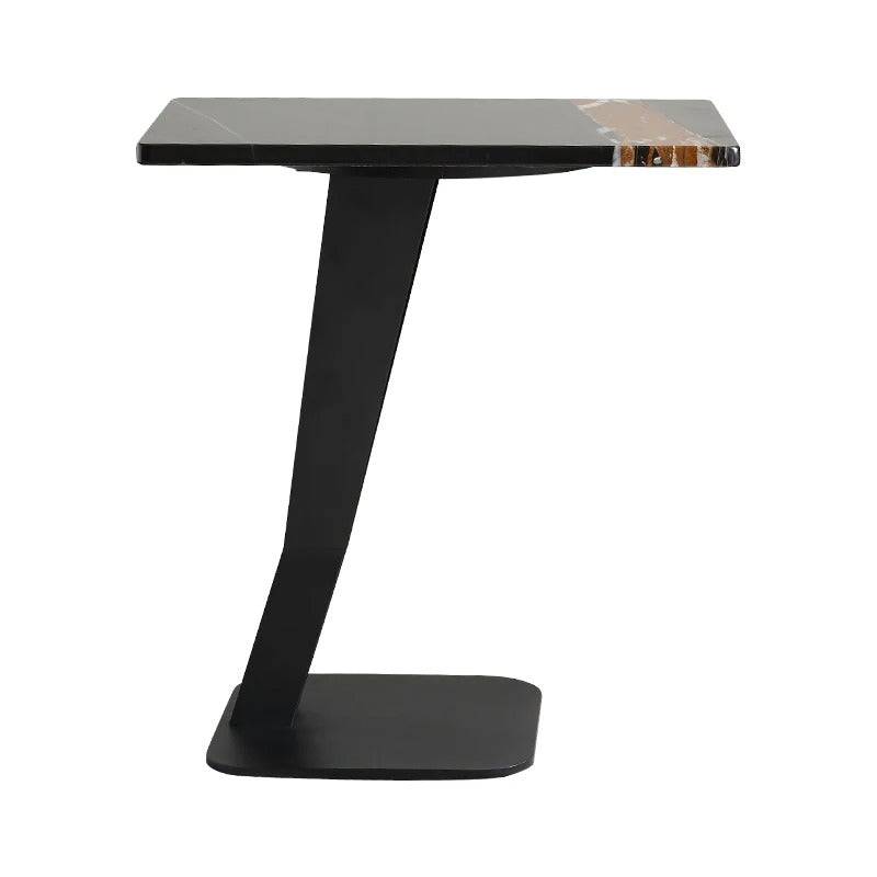 Nordic Luxury Black sofa marble side table