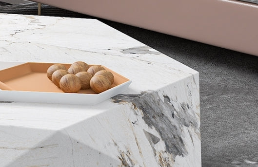 Minimalist Diamond Shape Center Table