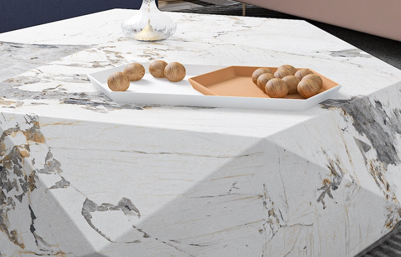 Minimalist Diamond Shape Center Table