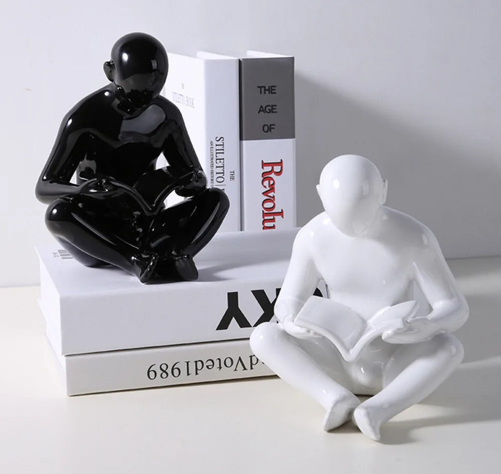 Reading humans bookends 1 piece