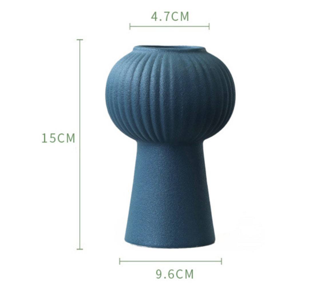 Boho Ceramic table Vase- Set of 4