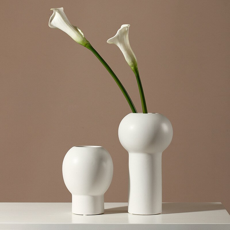 High Tube minimalistic ceramic vase