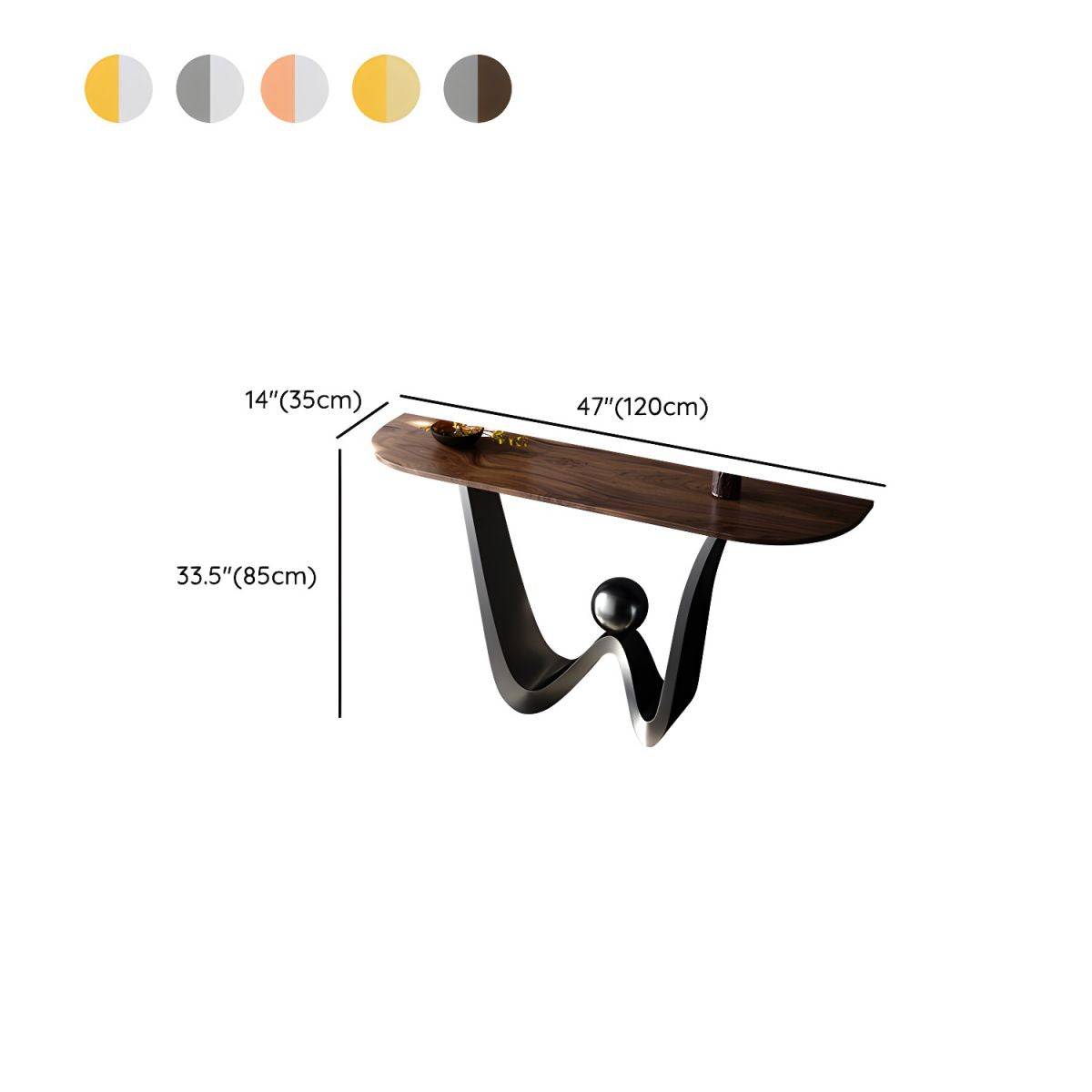 Vega Nordic Luxury Marble Console Table