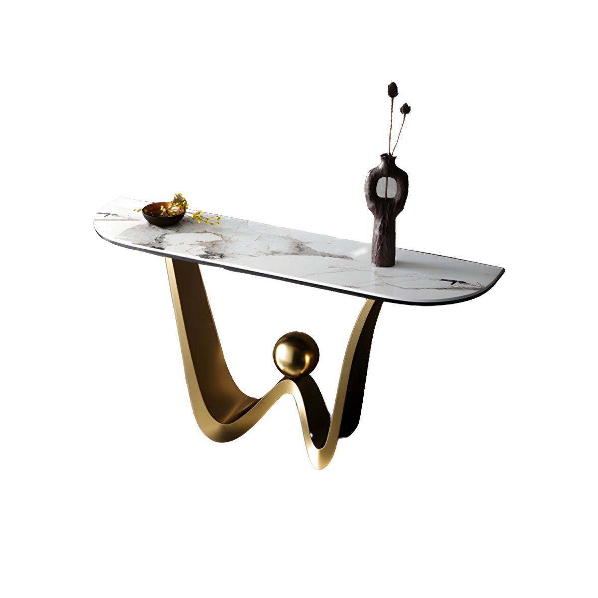 Vega Nordic Luxury Marble Console Table