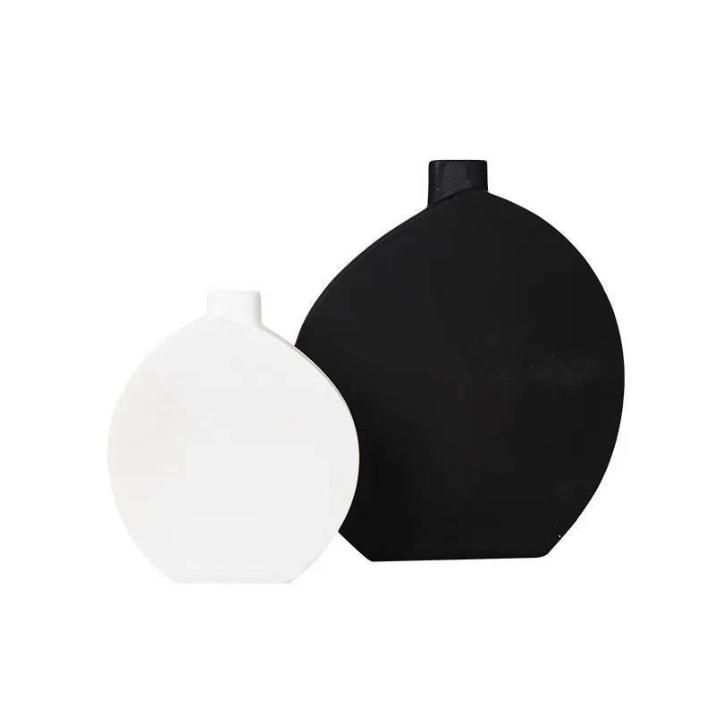 Boho Style Metal table Vase-  Set of 2