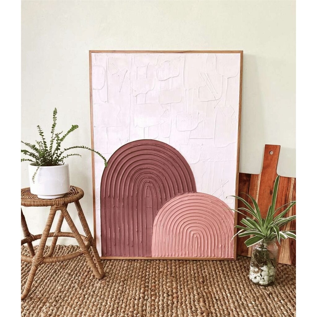 Hand-Made Arch Wall Art – Modern Abstract Design for Interiors