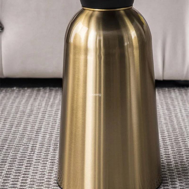 Minimalistic Brass gold sofa side table
