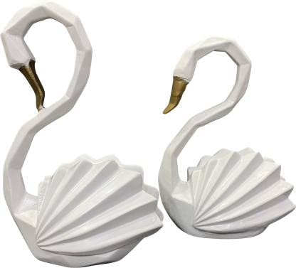 White Swan Table Decor - 1 Pair