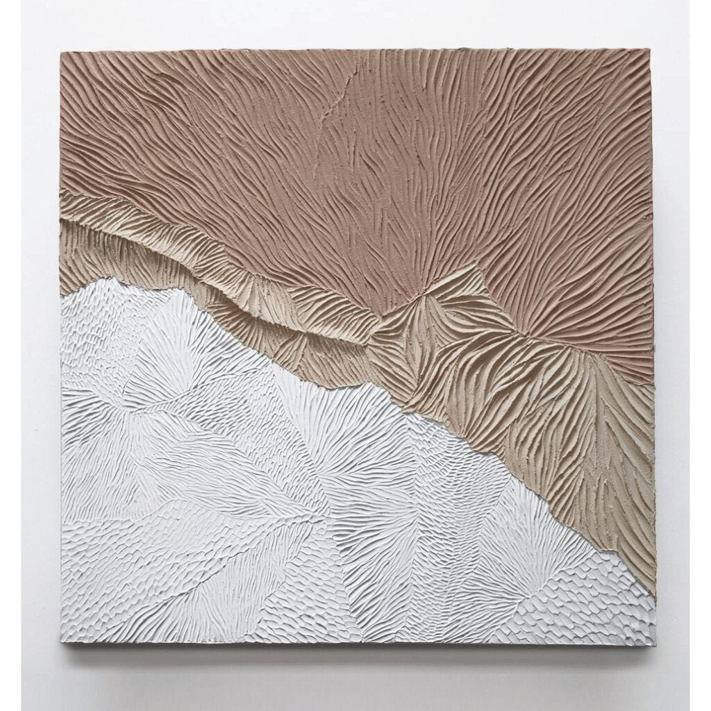 Sophisticated Textured Wall Art with Natural Flow for Offices & Living Spaces