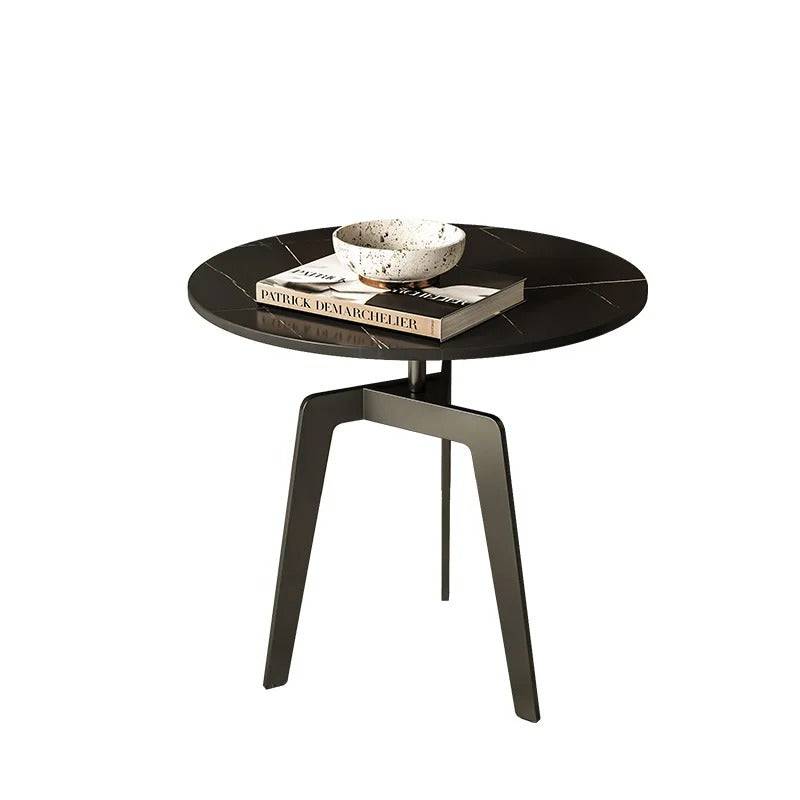 Tribeca Italiano black & White sofa marble side table