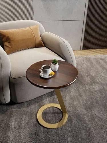 Circular Modern Touch sofa marble  side table
