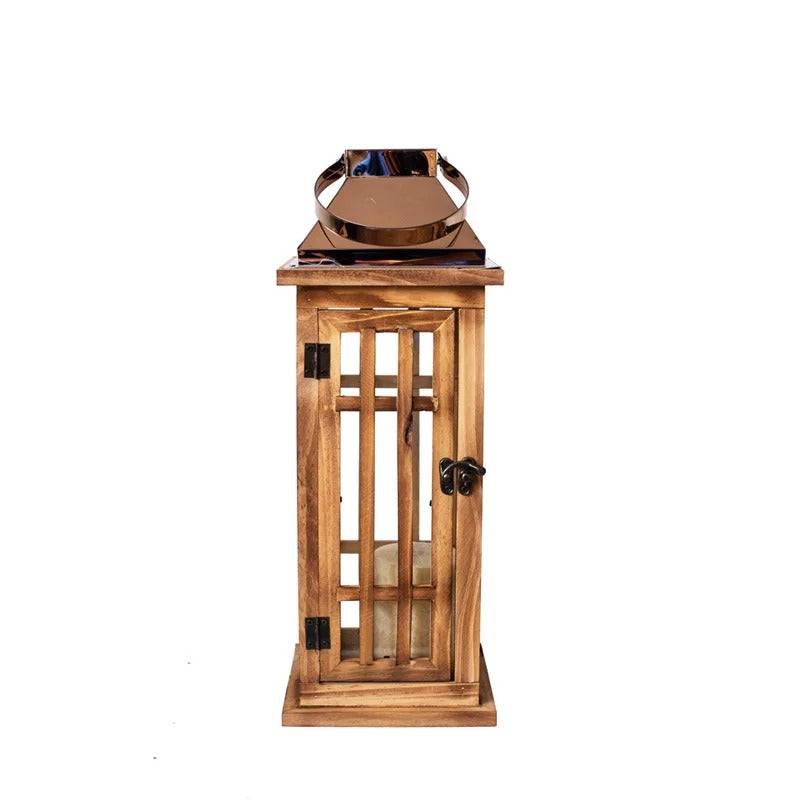 Wooden Lantern - Set of 2