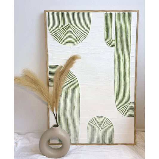Modern Handmade Arch Wall Art – Abstract Texture for Homes