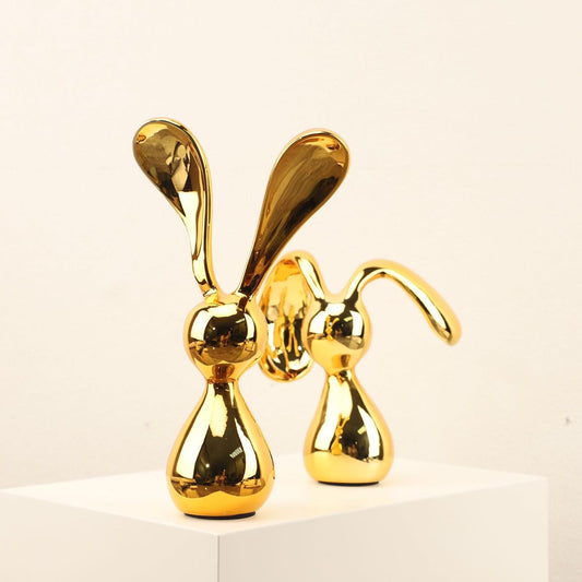 Crystal rabbit statue - 1 piece