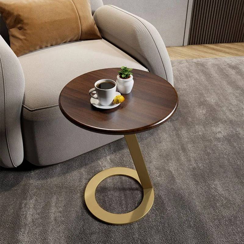 Circular Modern Touch sofa marble  side table