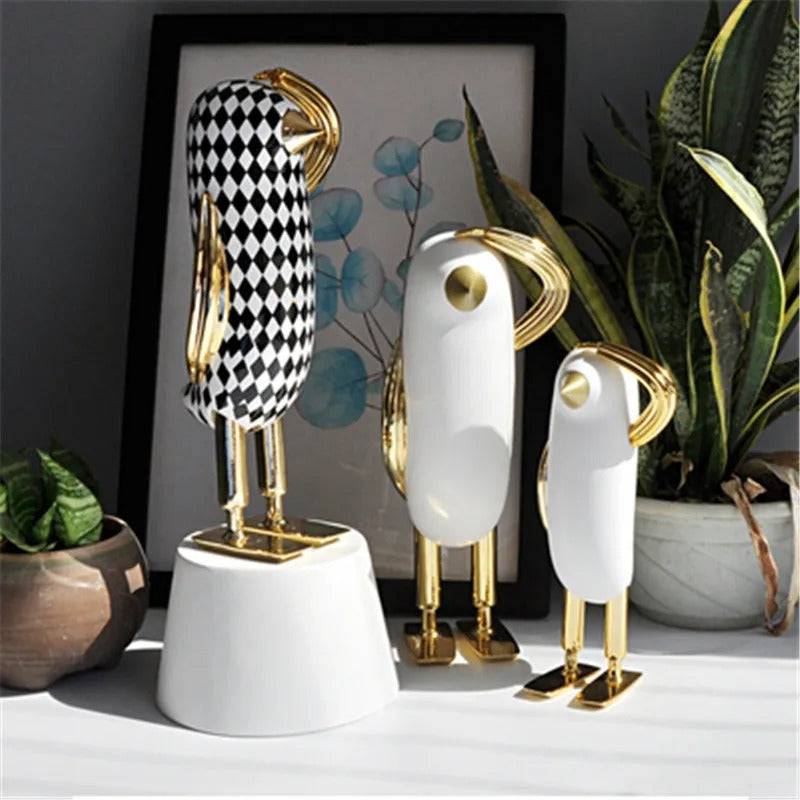 Penguin Ceramic table decor