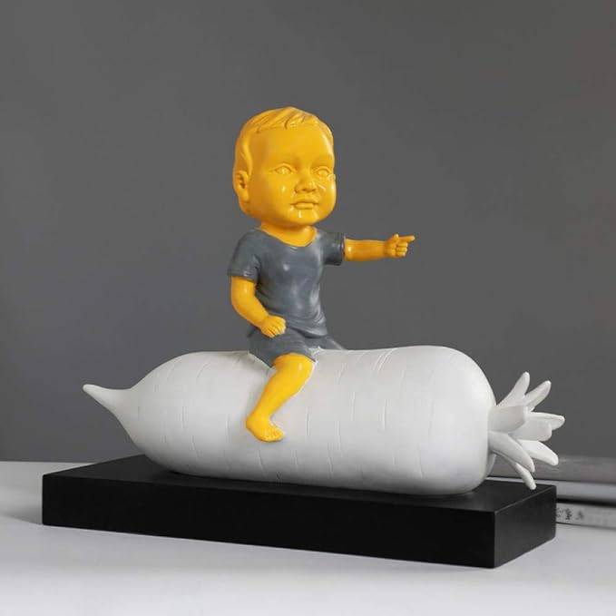 Cartoon Pointing Boy table decor