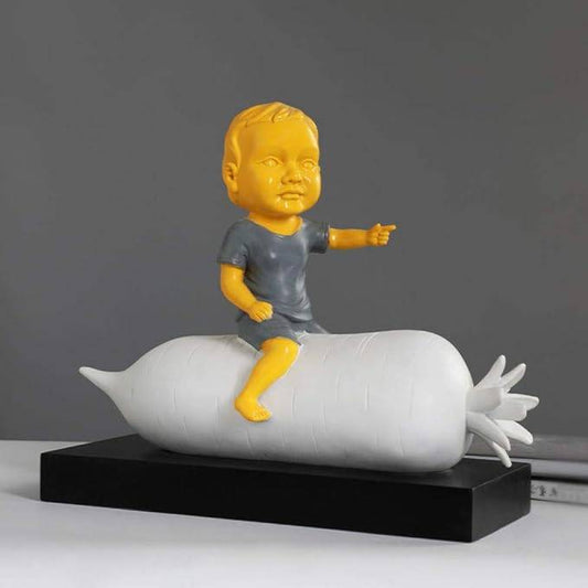 Cartoon Pointing Boy table decor