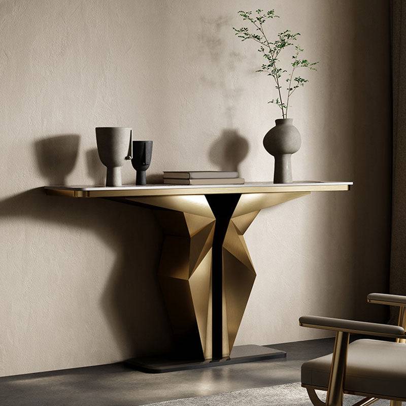 Victory Italian Luxury Marble Console Table