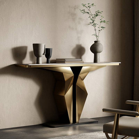Victory Italian Luxury Marble Console Table