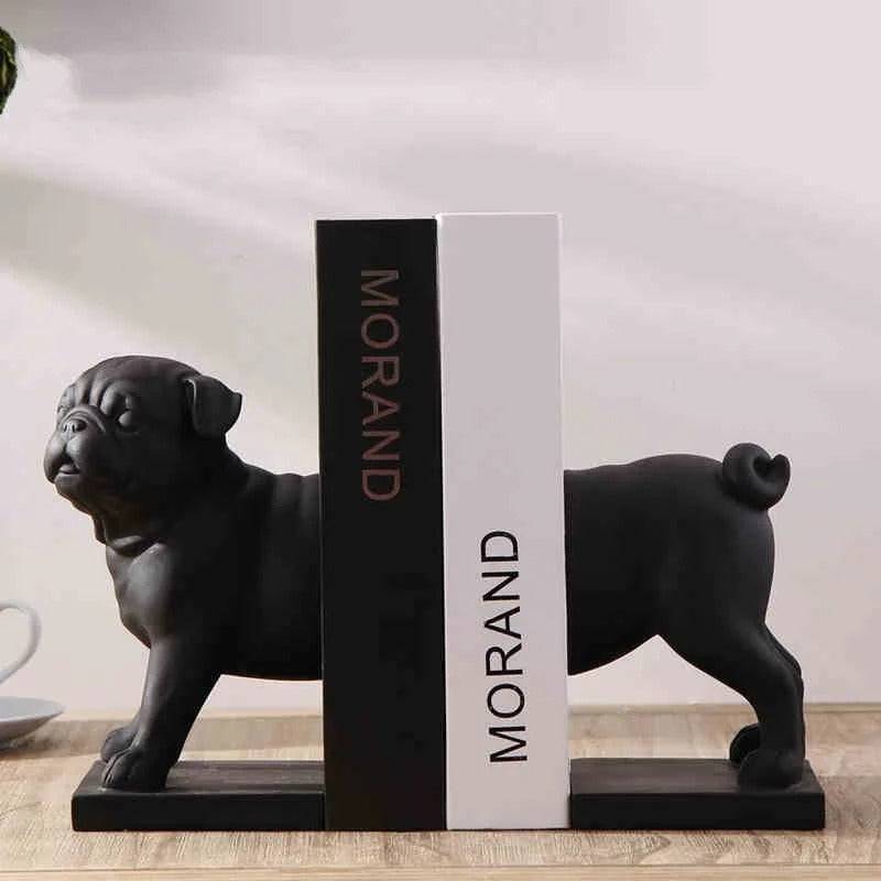 Pug Dog Bookends - Set of 2