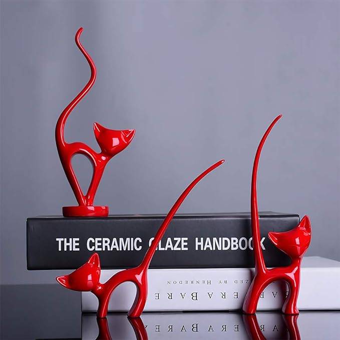 Trio of Cats table decor - Set of 3