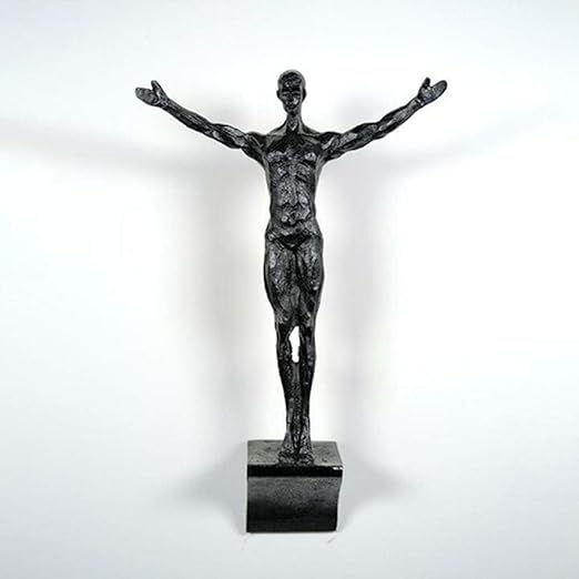 Nordic Style Man Standing on the edge Wall Decor - 1 piece