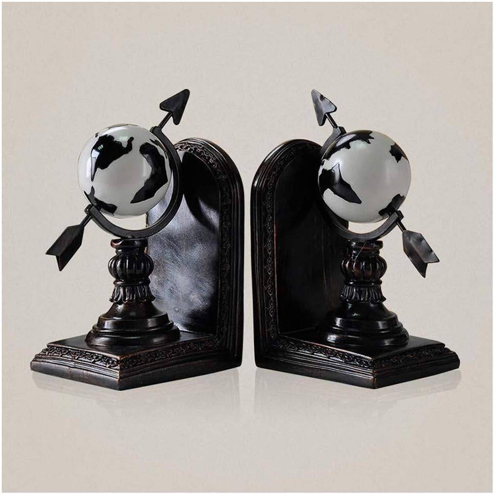 European Style Globe Bookends- Set of 2