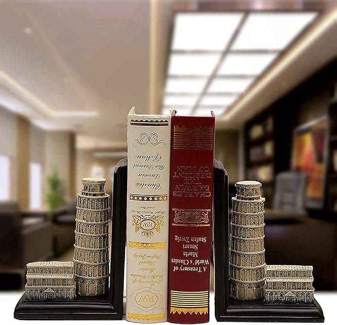 Bookends Tower of Pisa - Set of 2