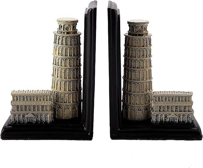 Bookends Tower of Pisa - Set of 2