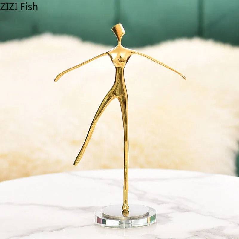 Ballet Gold Lady table decor - Set of 2