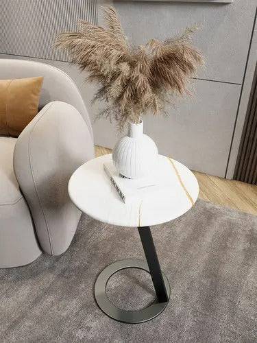 Circular Modern Touch sofa marble  side table