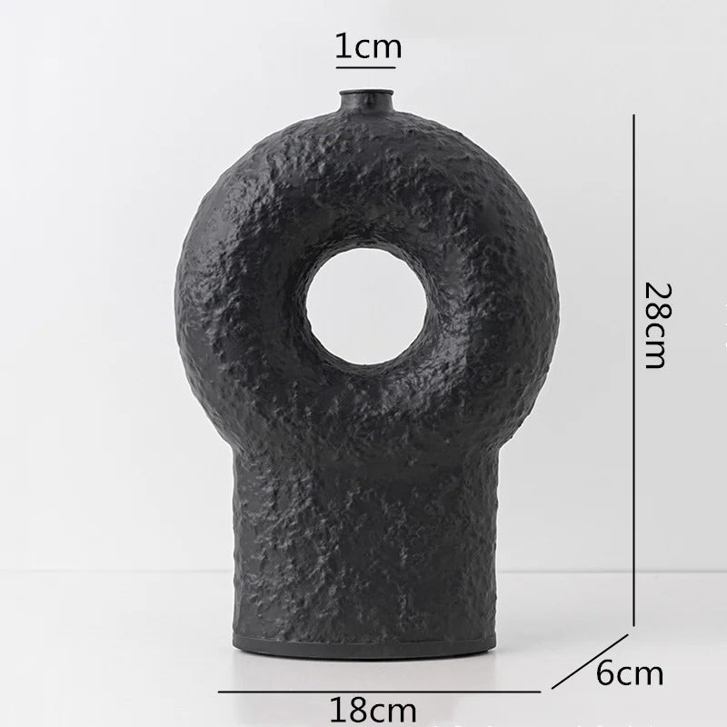 Geometry Circular Ceramic Vase