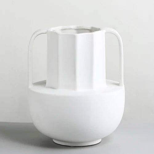 Roman Style stoneware ceramic table ceramic vase