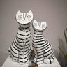 Hand Painted Kitty (Cats) Sculpture table decor - Set of 2