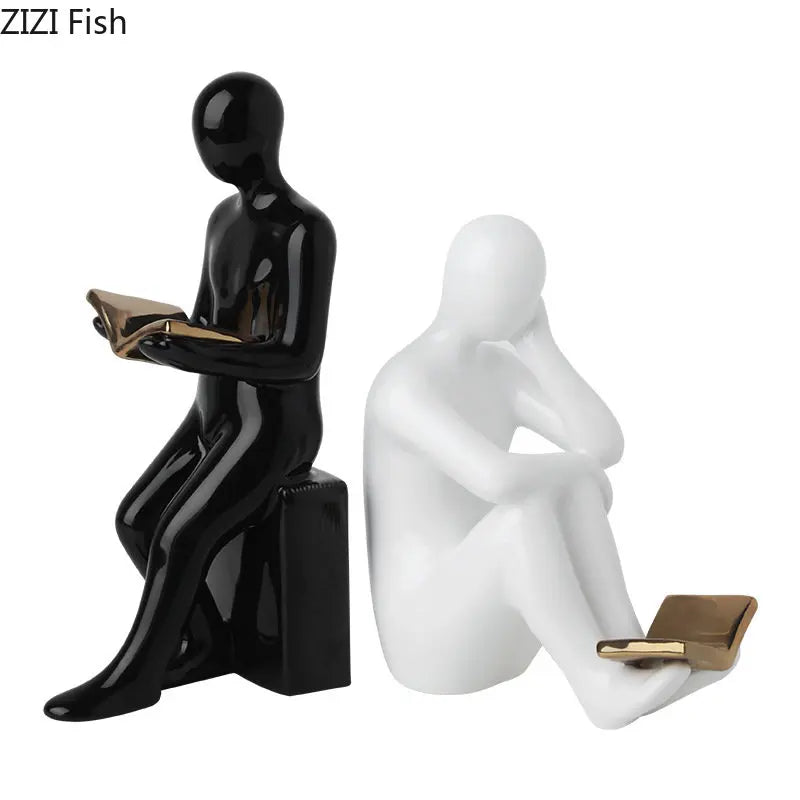 Book Students Reading Bookends - set of 2