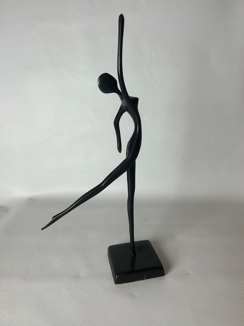 5feet, Ballet Dancer Sculpture Black matt Center Table Decor - 1 piece