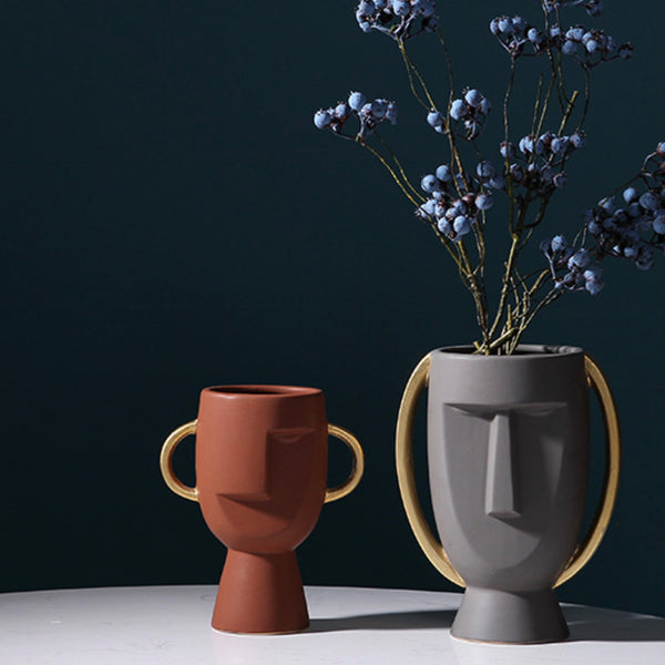 Nordic Ceramic Flower pot vase - set of 2