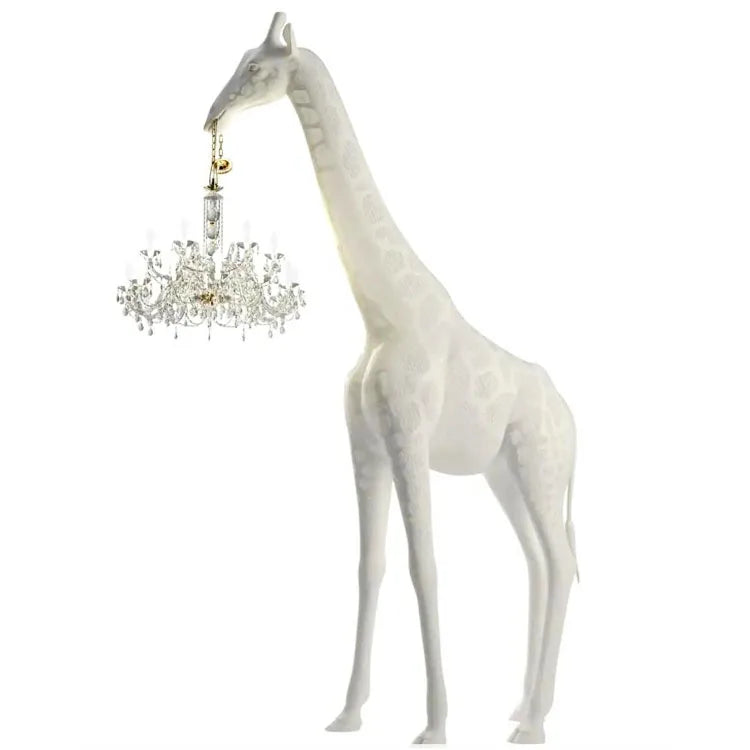 Floor Lamp chandelier Animal Fiber Sculpture